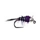 Barbless Tungsten Black Purple Jig