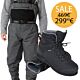 Set Wader Vision Scout & Wading Shoes Nahka with Studs 