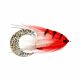 Paolo's Wiggle Tail White Red | Mosca da luccio - Pike Fly
