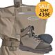 Set Wader Vision Scout & Wading Shoes Nahka with Studs 