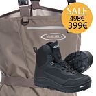 Set Wader Vision Scout & Wading Shoes Nahka with Studs 