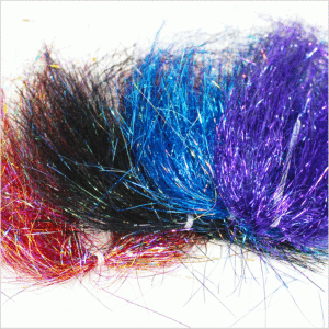 Saltwater Blend Angel Hair col. ice silver Fibre sottili molto mobili per grandi doti di azione. Utilizabile miscelato ad altri materiali per aumentare il riflesso “flash” degli streamer saltwater. Lunghezza filamenti: 30 cm