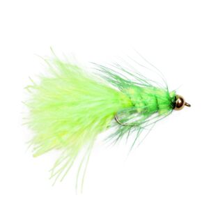 Gold Head Wolly Bugger - Fluo Chartreuse