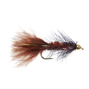 Gold Head Wolly Bugger Black/Brown