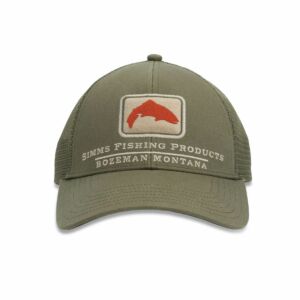 Angelkappe Simms Trout Icon Trucker Riffle Green